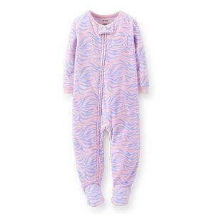 Carters Baby Girls One Piece Footed Pajama Toddler Microfleece Sleepwear Size 5T